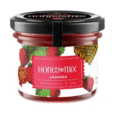 HoneyMix Med s jahodou 140 g