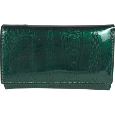 Зелено лачено портмоне - Emas