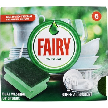 Fairy Гъби за съдове 6бр (2929)