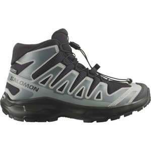 Salomon Детски туристически обувки Salomon Kid's XA Pro Mid Waterproof Walking boots - Black / Sedona Sage / Wrought Iron - размер 39 (EU) (702-5847-0122)