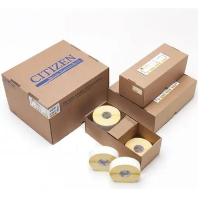 Citizen Консуматив, Citizen Direct Thermal Labels 102 x 102 mm DT (4 x 4 inch DT) 127mm (5") OD, 25mm (1") core, 745 labels/roll, 12 rolls/box (3254040)