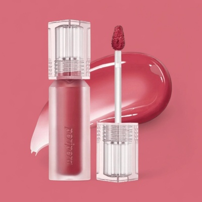 Peripera Water Bare Tint 002 Universal Coral Tint na rty pro 3D lesklý efekt 4,1 g