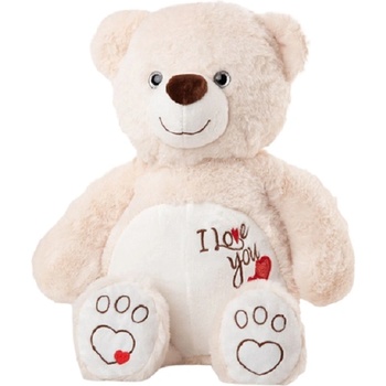 Image 1 of Амек Тойс Плюшена играчка Амек Тойс - Мече с бродирани сърца, бяло, 33 сm (030118-1)