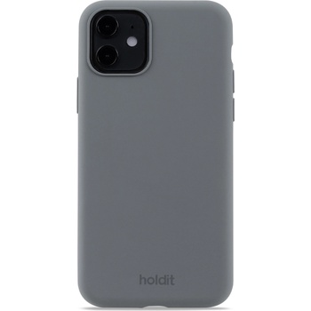 Holdit Калъф Holdit - Silicone, iPhone 11, Space Gray (7330985157660)