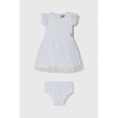 Guess Бебешка рокля Guess в бяло къса разкроена (A4RK02.KC4T0.PPYH)