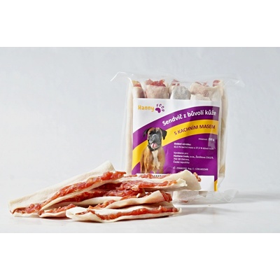 Hantana trade s.r.o. Hanny Food sendvič z bůvolí kůže s kachním masem 250 g