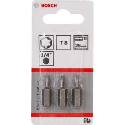 Bosch T8 25 mm 3 ks 2607001601