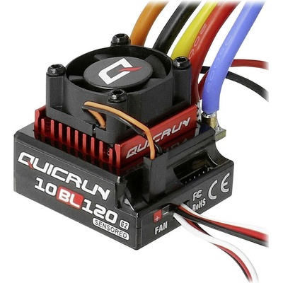 HOBBYWING car QuicRun 10BL120 G2 stříd. regulátor senzorový