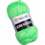 YARNART Denim Washed 912 Neon Green Плетива прежда (Denim Washed 912)