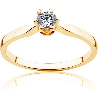 Savicki zásnubní prsten Triumph of Love žluté zlato diamant PI Z D 00026