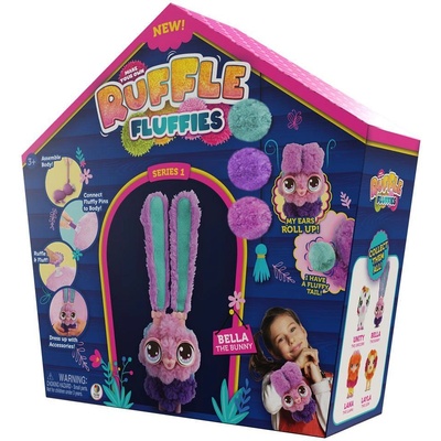 Felyx Toys Ruffle Fluffies Зайче за украсяване (1009794F)