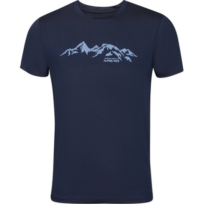 ALPINE PRO Мъжка функционална тениска с антибактериална обработка ALPINE PRO LYOR moonlit ocean вариант pa ALPINE PRO | Sin | МЪЖЕ | S