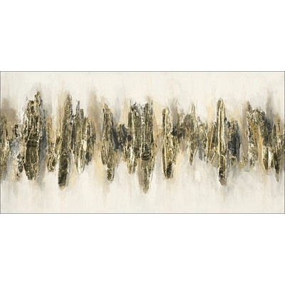 Obraz na plátně Golden cones 50x100 cm