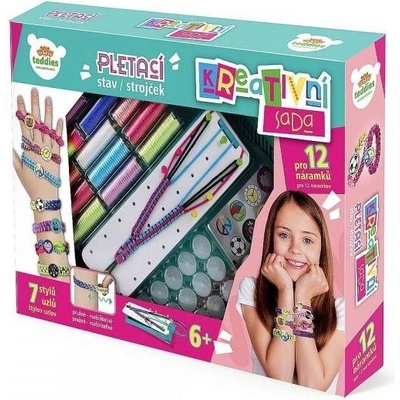 Pletací stav Kreativní sada Vyrob si náramek s doplňky