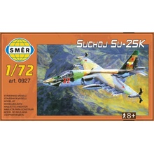 Směr plastikový model letadla ke slepení Suchoj Su-25K slepovací stavebnice letadlo 1:72