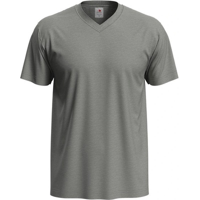 Stedman tričko Classic V-Neck Men grey heather sivé