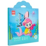  Пластелини Deli Genius Mermaid 12цв. 240гр. 718-12