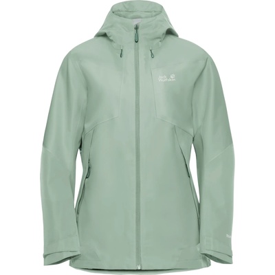 Jack Wolfskin Дамско водоустойчиво яке Jack Wolfskin Women's Flextrail 2L Jacket Waterproof jacket - Green Zinnia - размер XS (102-5194-0211)