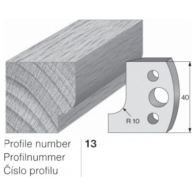 IGM profil 013 - pár omezovačů 40x4mm SP