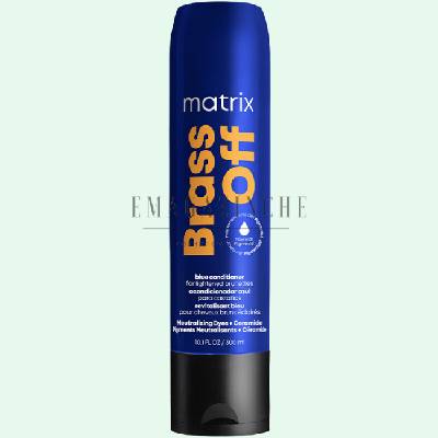 Total Results Балсам за неутрализиране на медни оттенъци 300/1000 мл. Brass Off Brunette Blue Conditioner (0931)