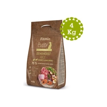 Fitmin Purity Rice Semimoist Rabbit & Lamb 4 kg