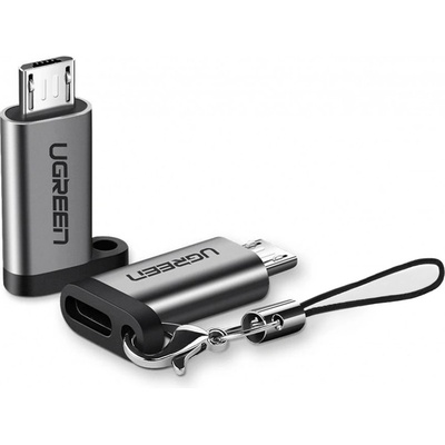 Ugreen USB-C na micro USB šedý US282 – Zboží Mobilmania