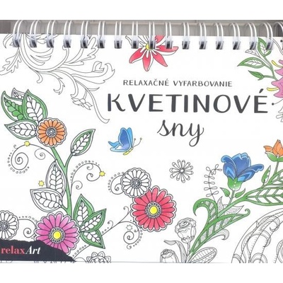 Kvetinové sny Relaxačné vyfarbovanie