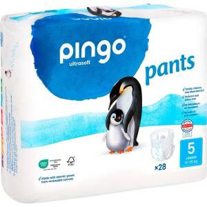 Pingo Пелени гащи Pingo Ultrasoft - Junior, размер 5, 15-25 kg, 28 броя (0314-01) - ozone