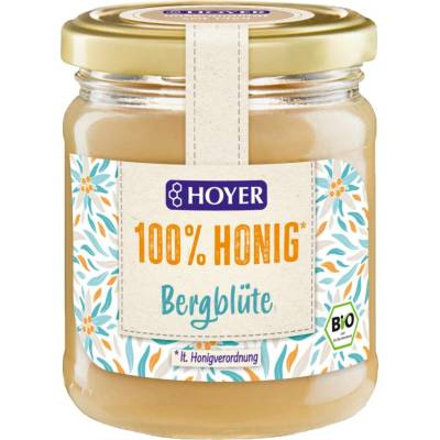 HOYER Bio med z horských květů 250 g