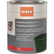 OBI Kladívková barva 3v1 750 ml tmavě zelená