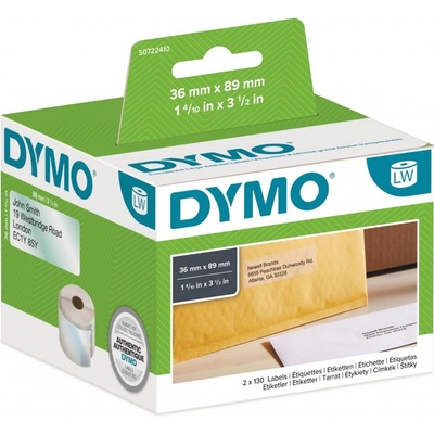 Dymo 89mm x 36mm, 260 etiket, S0722410