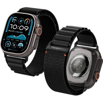 Spigen wbf1 band apple watch 8 / 9 / 10 / 11 / se / ultra (44 / 45 / 46 / 49 mm) black (8800283312782)