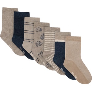 Minymo Детски спортни чорапи Minymo Kid's Socks with Pattern 7-Pack Sports socks - Blue Nights - размер 15-18 (EU) (207-0520-0311)