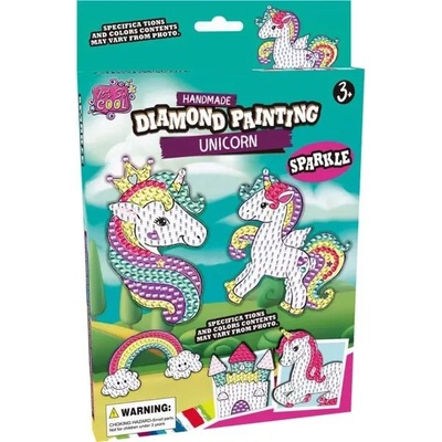 Man Yuk Toys Комплект за изработка на диамантена картина - Свят на еднорози (21007g)