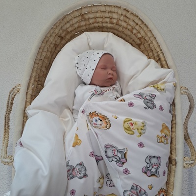 Pro útulný domov Péřová zavinovačka Veselá zvířátka