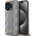 DKNY Checkered Pattern Leather Hard Magsafe Case - дизайнерски кожен кейс с MagSafe за iPhone 15 Pro (бежов)