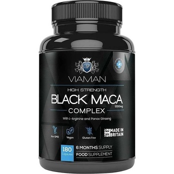 WeightWorld Viaman Black Maca Complex High Strength, 180 капсули, Weight World (123881 WW)