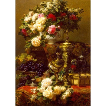 Image 1 of Enjoy - Puzzle Jean-Baptiste Robie: Flowers and Fruit - 1 000 piese