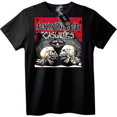 NOONEBRAND Тениска Punk Tour: Exploited & The Casualties - M, Black
