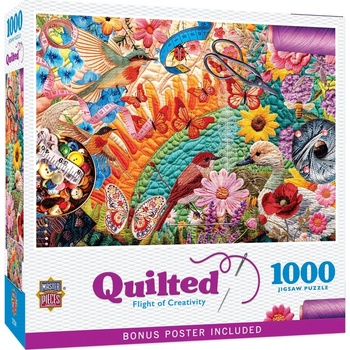 Masterpieces - Puzzle Quilted - Flight of Creativity - 1 000 piese