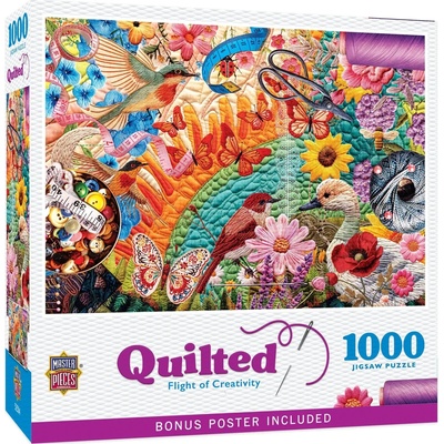 Masterpieces - Puzzle Quilted - Flight of Creativity - 1 000 piese