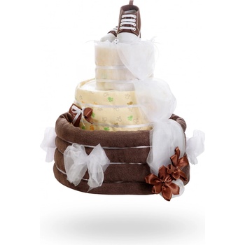 Plenkovky Třípatrový plenkový dort čokoládový speciál