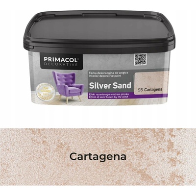 Priomacol Decorative Silver Sand dekorativní strukturální S5 Cartagena, 1 l