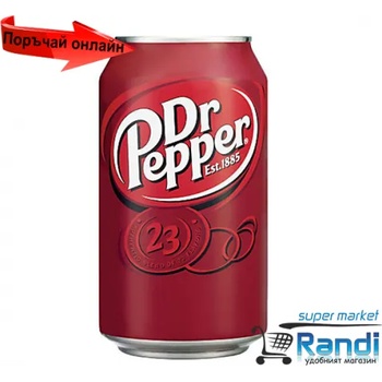 Dr Pepper Газирана напитка Dr Pepper 330мл. кен