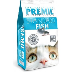 PREMIL Premium Standard Fish - пълноценна храна за пораснали котки с пилешко месо и риба, 10 кг - Сърбия