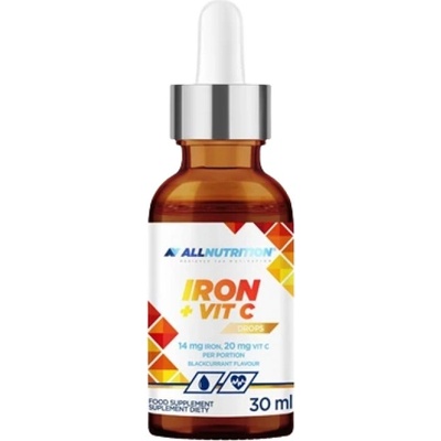 ALLNUTRITION Iron + Vitamin C Drops [30 мл] Касис
