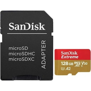 SanDisk Extreme microSDXC 128GB UHS-I/U3/A2/CL10 (SDSQXAA-128G-GN6MA/121586)