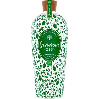 Generous Organic BIO Gin 44% 0,7 l (čistá fľaša)