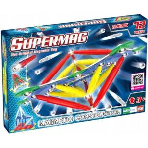 Supermag магнитен строителен комплект Classic primary 72 бр (0401)