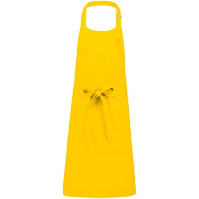 Kariban Zástěra přes hlavu bez kapes Pure žlutá